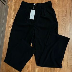 Corduroy pants with elastic waist